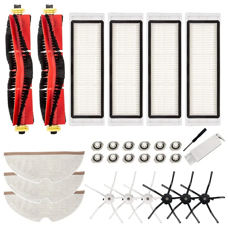Для робота-пылесоса Xiaomi Roborock S5 Max S6 Pure S6 Maxv E5, основная боковая щетка, фильтр НЕРА, насадка на швабру
Для робота-пылесоса Xiaomi Roborock S5 Max S6 Pure S6 Maxv E5, основная боковая щетка, фильтр НЕРА, насадка на швабру