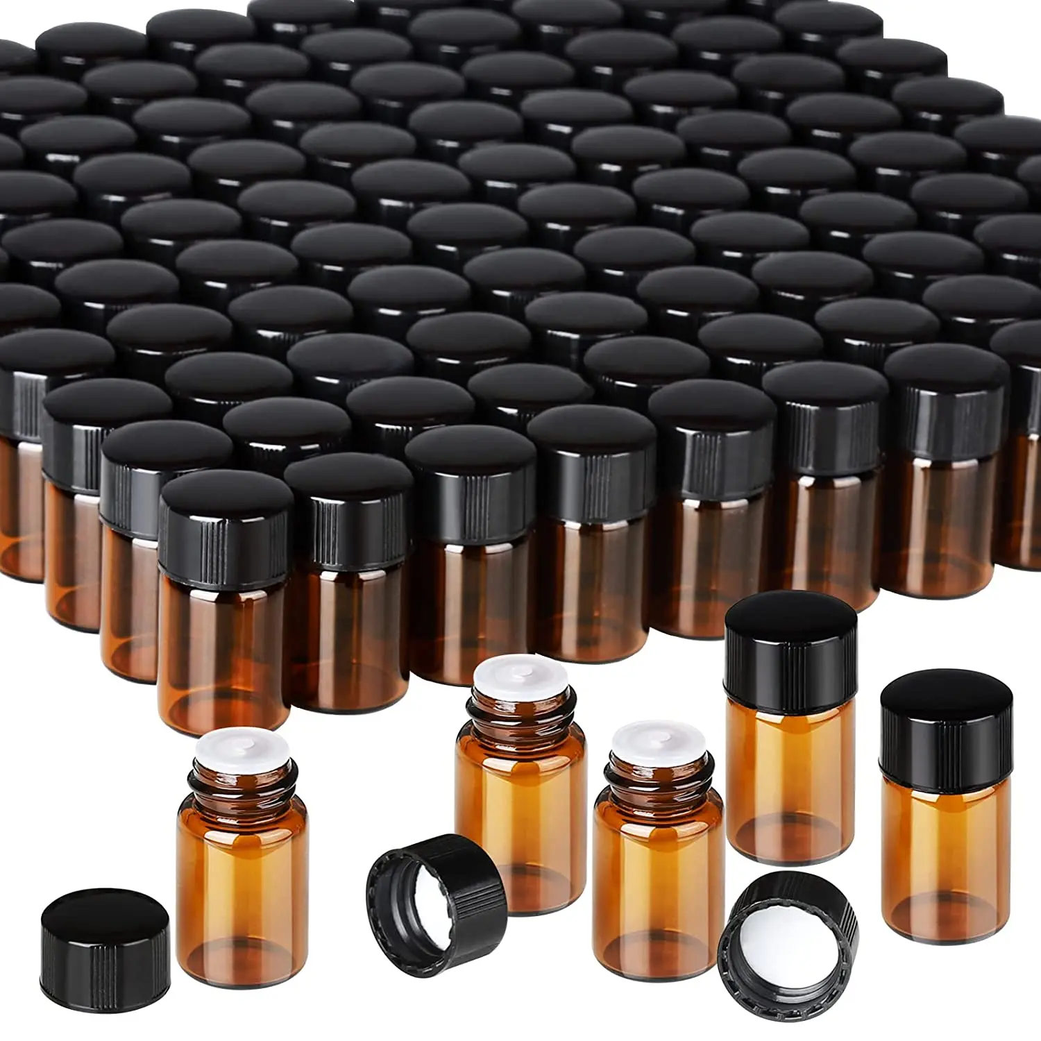 100 Packs 2ML Bottles, Oil Vial Small Oil Bottles, Sample Bottles , Dram Bottles for Essential Oil Mini Bottles Containers
100 Packs 2ML Bottles, Oil Vial Small Oil Bottles, Sample Bottles , Dram Bottles for Essential Oil Mini Bottles Containers