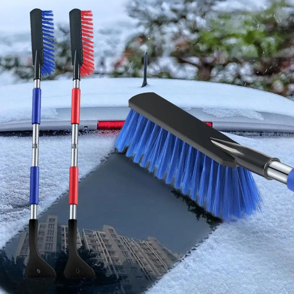 

Car Snow Shovel Extendable Snow Scraper Brush for Car Windshield Portable Ice Scraper Snow Brush for Suv Truck 2 1 Auto Scraper