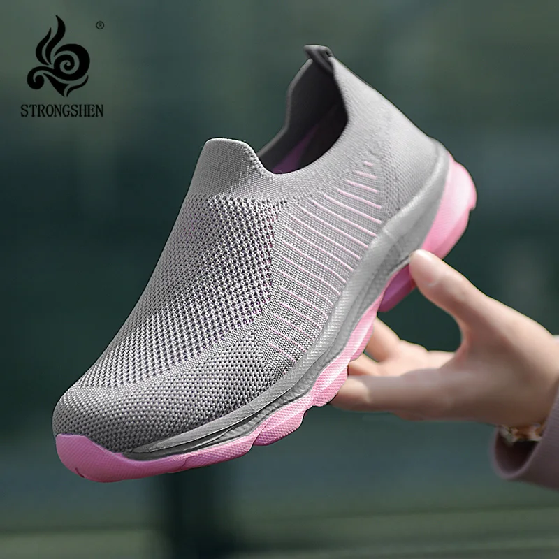 STRONGSHEN Women Shoes Vulcanized Zapatillas Mujer Sneakers Men Slip On Flat Loafers Walking Shoes Casual Chaussure Femme Unisex
STRONGSHEN Women Shoes Vulcanized Zapatillas Mujer Sneakers Men Slip On Flat Loafers Walking Shoes Casual Chaussure Femme Unisex