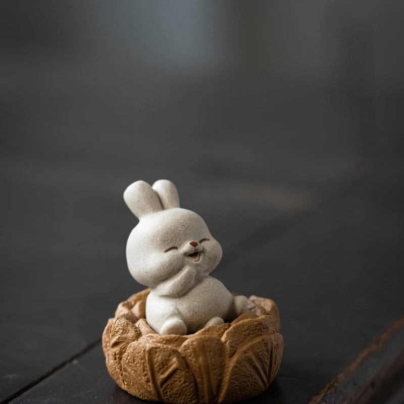 Sit on The Ground To Make Money Tea Play Tea Tray Decoration Small Sculpture Tea Set Accessories Rabbit Cabbage Tea Pet
Sit on The Ground To Make Money Tea Play Tea Tray Decoration Small Sculpture Tea Set Accessories Rabbit Cabbage Tea Pet