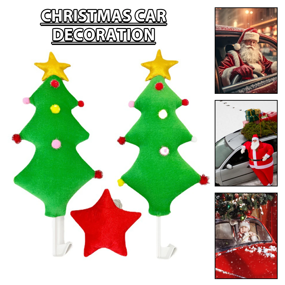 Christmas Tree Car Decorations Car Costume Kit Vehicle Windows Antler Ornaments Green XmasTree Reindeer Antlers Car Decoration
Christmas Tree Car Decorations Car Costume Kit Vehicle Windows Antler Ornaments Green XmasTree Reindeer Antlers Car Decoration