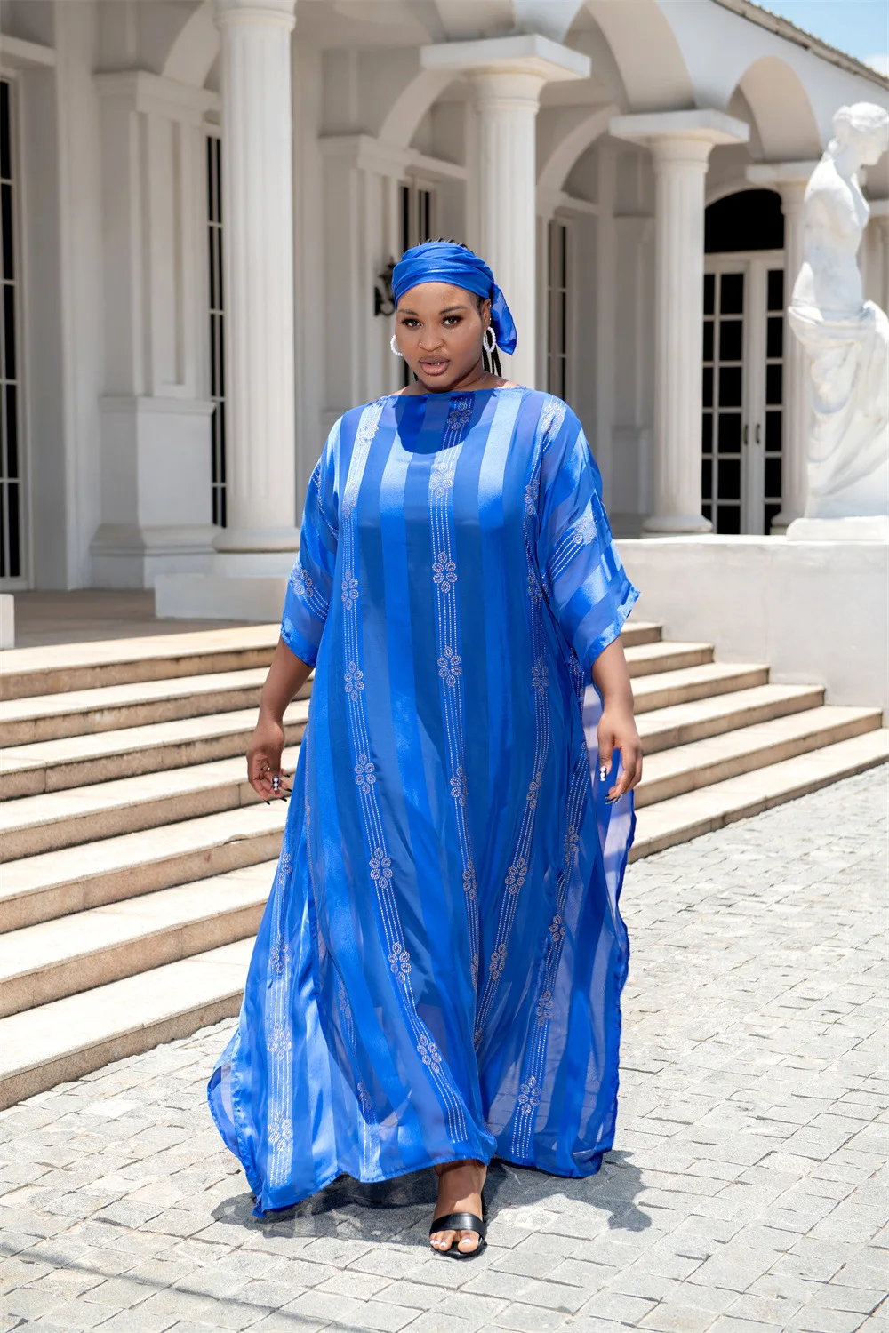 Elegant African Dresses for Women Spring Summer Dashiki O-neck Solid Color Plus Size Long Dress Muslim Abaya Ankara Robe
Elegant African Dresses for Women Spring Summer Dashiki O-neck Solid Color Plus Size Long Dress Muslim Abaya Ankara Robe