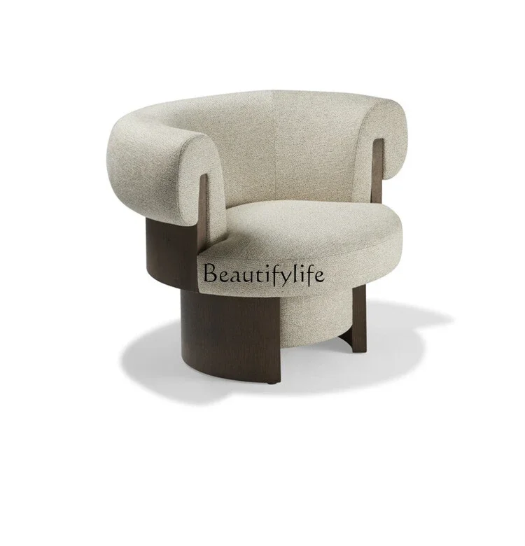Silent Style Solid Wood Single Sofa Bedroom Creative B & B Balcony Leisure Chair
Silent Style Solid Wood Single Sofa Bedroom Creative B & B Balcony Leisure Chair