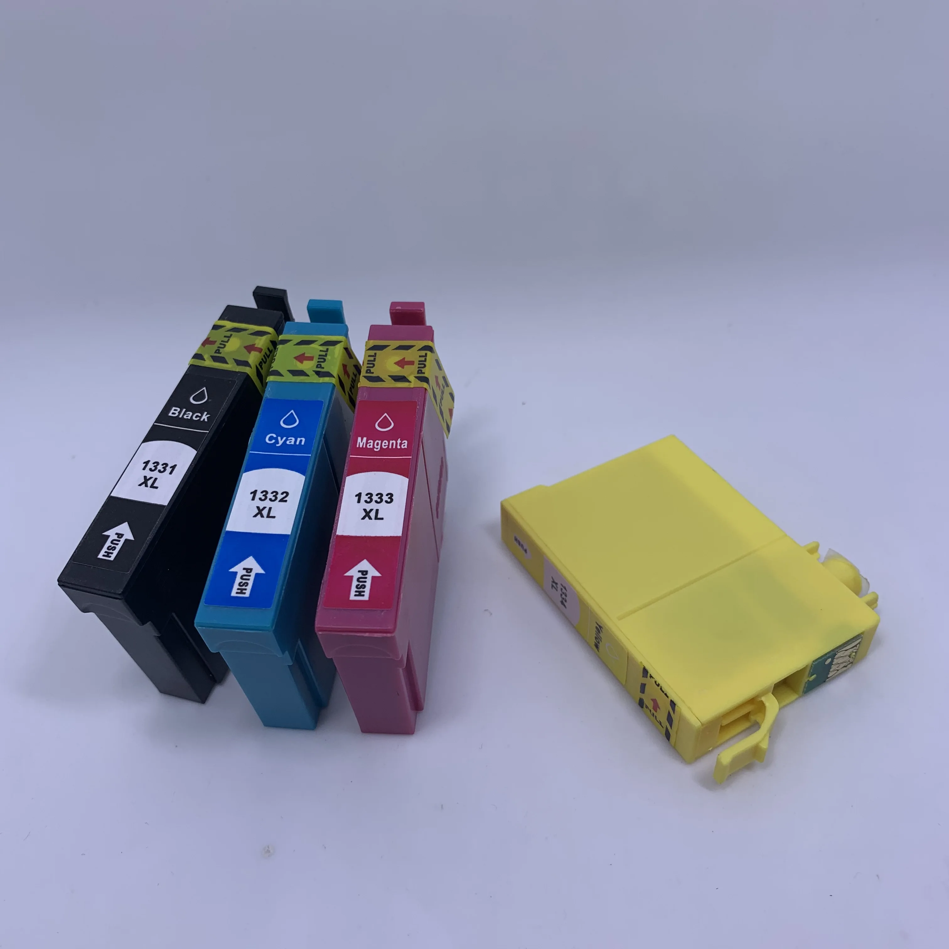 Compatible ink cartridge T1331-T1334 for Epson Stylus T12/T22/TX120/TX129/TX235/TX420/TX320F/TX420W/TX430W/N11 /NX125/NX130
Compatible ink cartridge T1331-T1334 for Epson Stylus T12/T22/TX120/TX129/TX235/TX420/TX320F/TX420W/TX430W/N11 /NX125/NX130