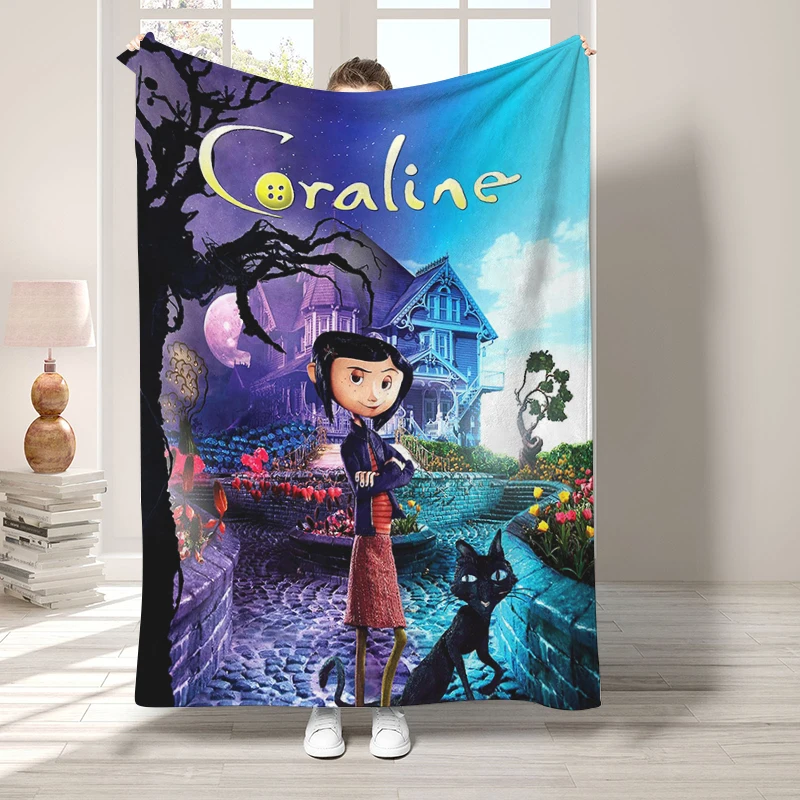 Sofa Blanket Coraline Fluffy Soft Blankets & Throws Bedspread on the Bed Plaid Anime Bedspreads Summer Throw Double Baby Kid's H
Sofa Blanket Coraline Fluffy Soft Blankets & Throws Bedspread on the Bed Plaid Anime Bedspreads Summer Throw Double Baby Kid's H
