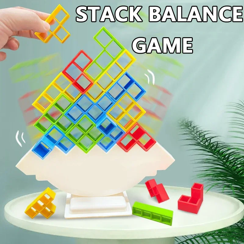 HOT Stacking Blocks Tower Balance Game Stacking Building Blocks Puzzle Board Assembly Bricks Educational Toys for Children
HOT Stacking Blocks Tower Balance Game Stacking Building Blocks Puzzle Board Assembly Bricks Educational Toys for Children