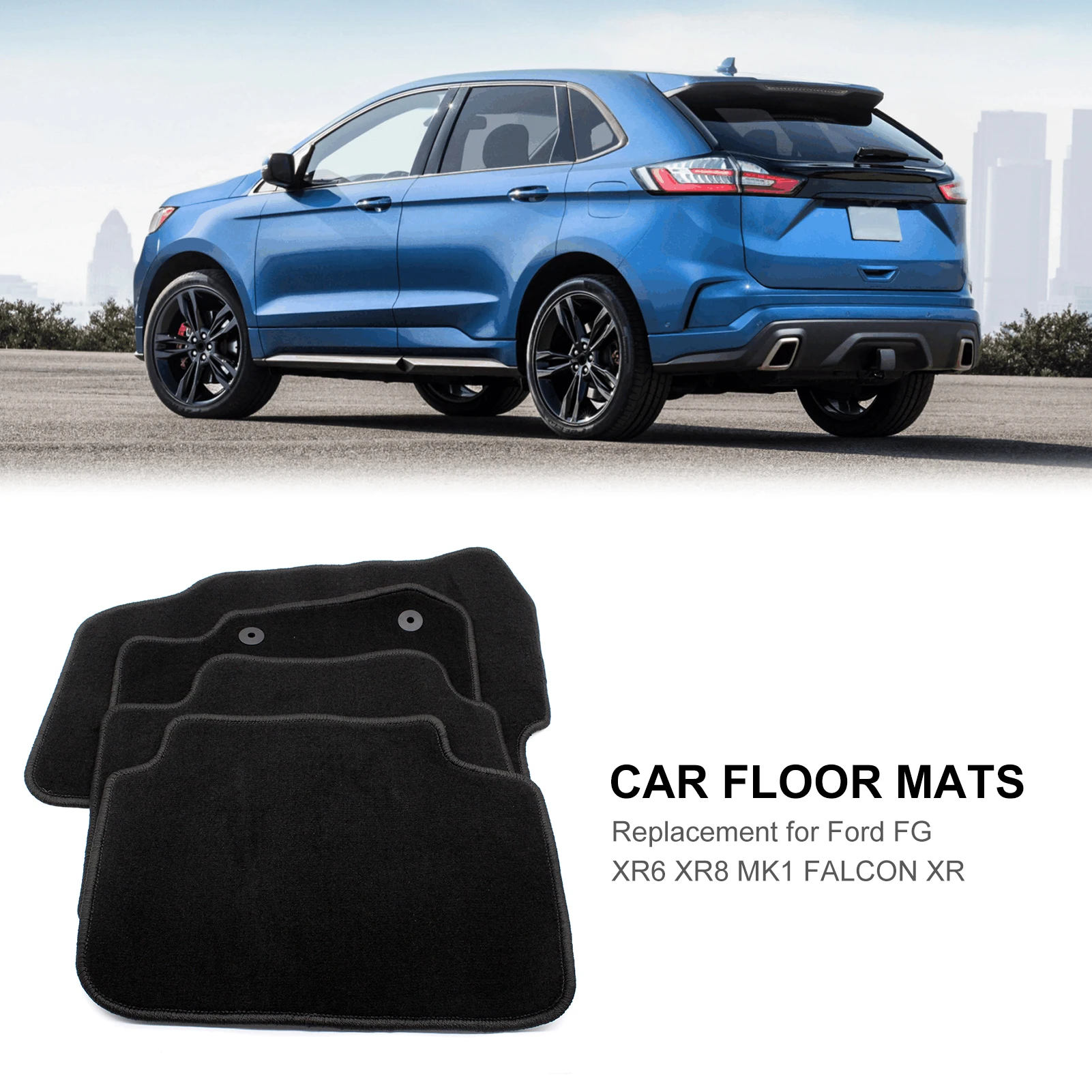 Floor Mats for Cars, 4-Piece All Weather Car Floor Liners Replacement for Ford FG XR6 XR8 MK1 FALCON XR
Floor Mats for Cars, 4-Piece All Weather Car Floor Liners Replacement for Ford FG XR6 XR8 MK1 FALCON XR