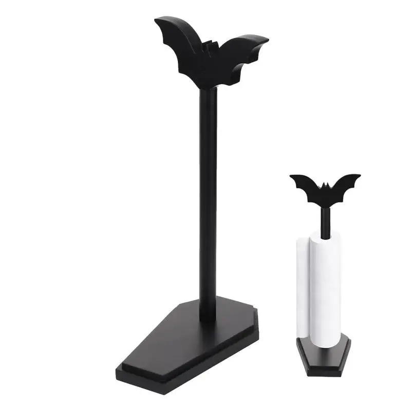 Bat Paper Towel Holder Creative Wooden Halloween Bat Paper Towel Rack With Coffin Base Kitchen Decoration Accessories for Party
Bat Paper Towel Holder Creative Wooden Halloween Bat Paper Towel Rack With Coffin Base Kitchen Decoration Accessories for Party