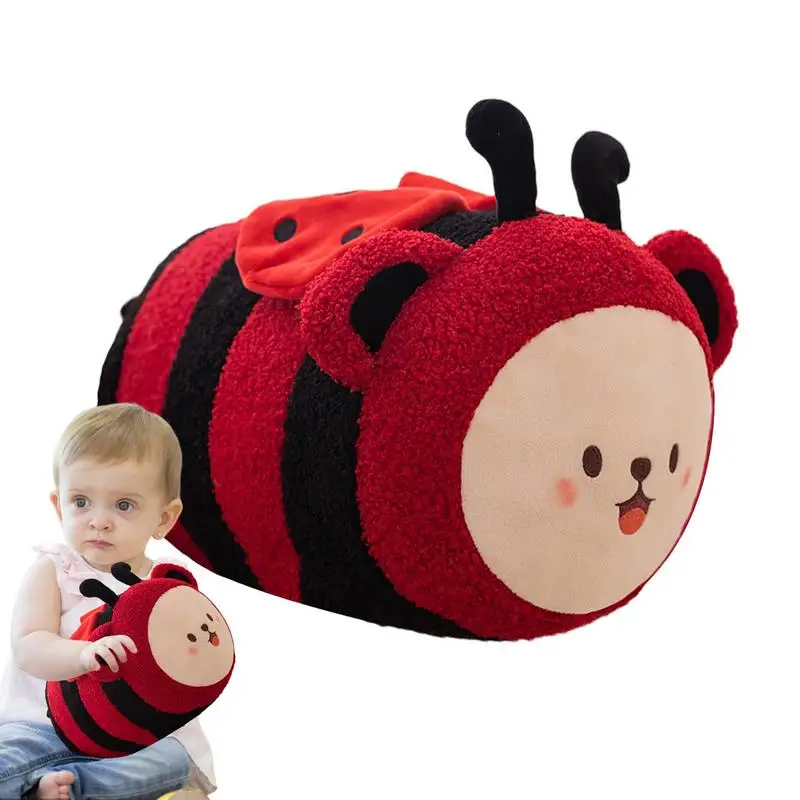Мягкая подушка в виде пчелы, милая мультяшная пчела, божья коровка, игрушка, мягкая Huggable декоративная подушка с забавным выражением, приятная для кожи детская подушка 
Мягкая подушка в виде пчелы, милая мультяшная пчела, божья коровка, игрушка, мягкая Huggable декоративная подушка с забавным выражением, приятная для кожи детская подушка