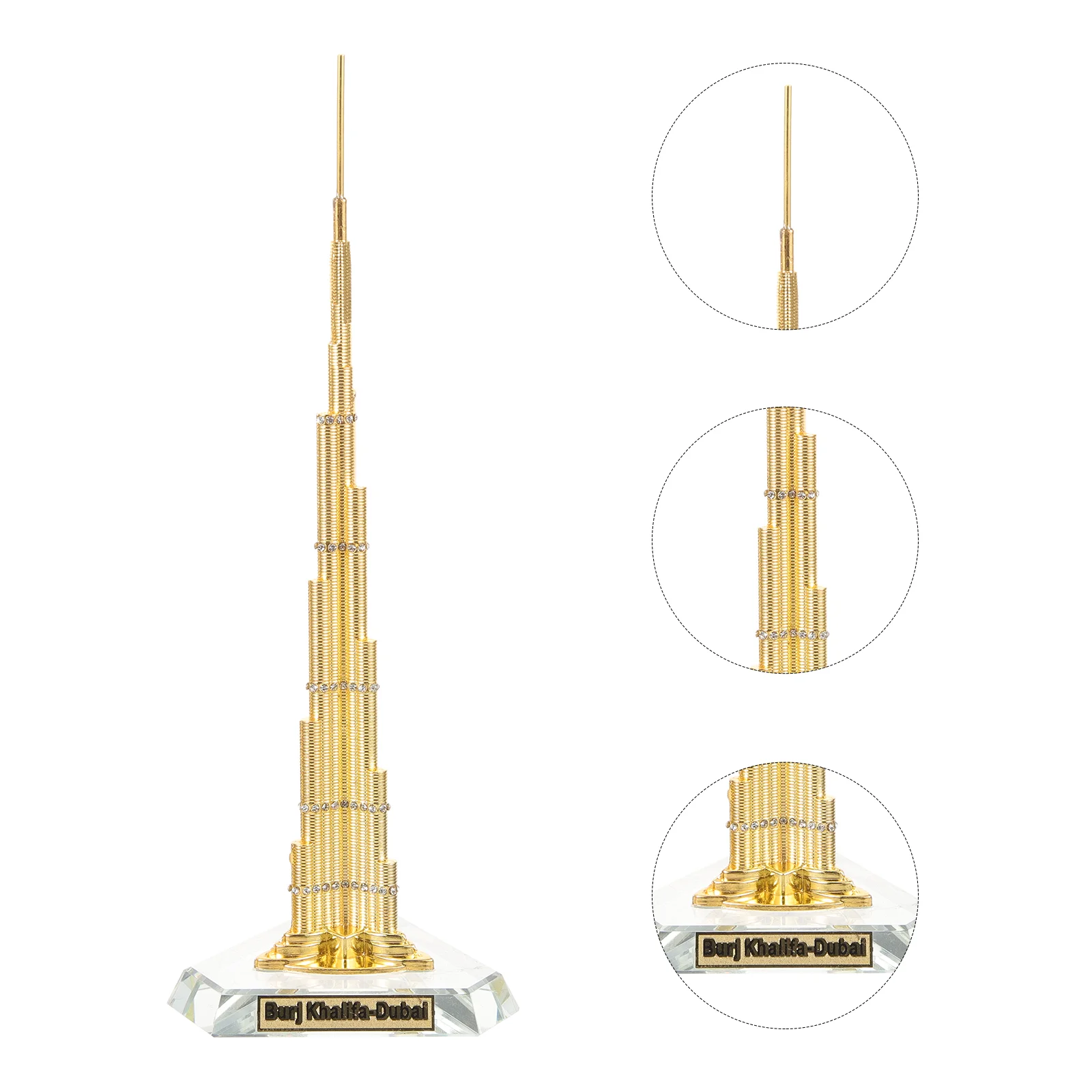 Decor European Zinc Alloy Dubai Burj Tourist Monument Model Retro Tower Adorn Decorate Unique Craft Figurine Travel
Decor European Zinc Alloy Dubai Burj Tourist Monument Model Retro Tower Adorn Decorate Unique Craft Figurine Travel