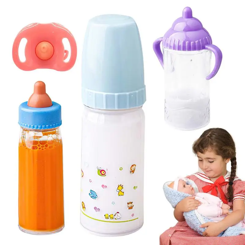 3pcs Doll Nursing Bottle Magic Feeding Bottle For Doll Accessories Disappearing Milk Juice Bottles Doll Feeding Toy Set For Kids
3pcs Doll Nursing Bottle Magic Feeding Bottle For Doll Accessories Disappearing Milk Juice Bottles Doll Feeding Toy Set For Kids