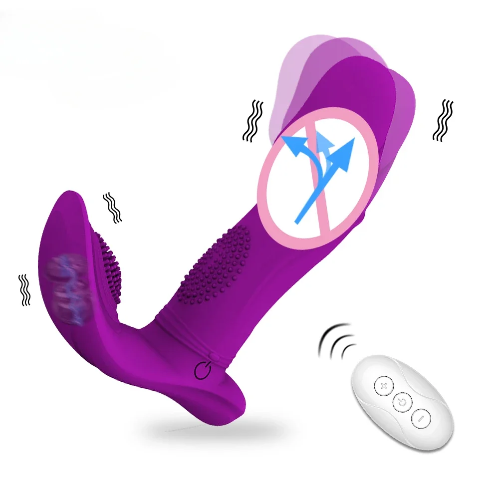 Vibromasseur gode télécommandé sans fil pour femme, vibromasseur femme, jouets sexuels pour couples adultes, 7 vitesses, anticlitoris, 7,0 2