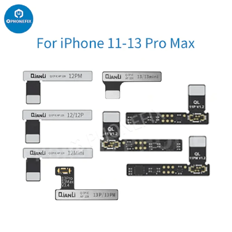 

Qianli Copy Power Battery Data Corrector Flex Cable for iPhone 11 12 Pro 13 Solve Battery Encryption Remove Error Health Warning