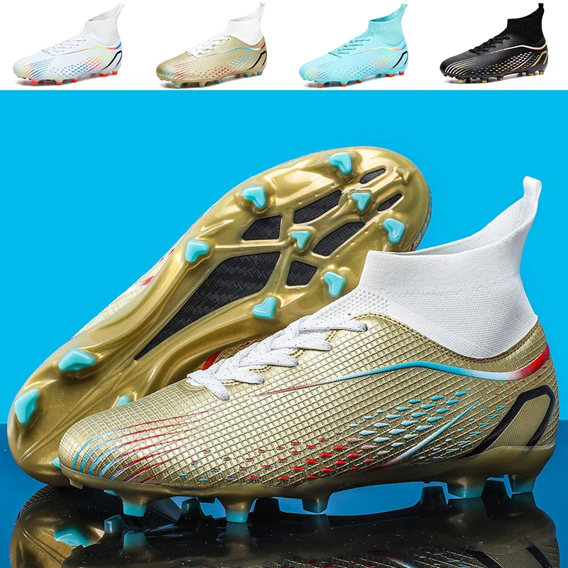 Men's Football Shoes Fg High Ankle Soccer Shoes Society Professional Football Shoes for Man Outdoor Non Slip Training Sneakers
Men's Football Shoes Fg High Ankle Soccer Shoes Society Professional Football Shoes for Man Outdoor Non Slip Training Sneakers