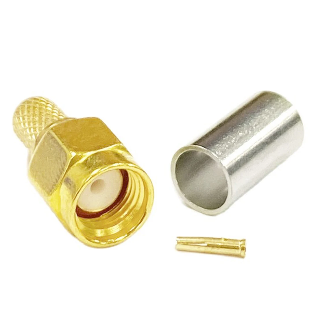 1pc New RP SMA Crimp Male Plug Connector Reverse for LMR195 RG58 Cable Wholesale Wire
1pc New RP SMA Crimp Male Plug Connector Reverse for LMR195 RG58 Cable Wholesale Wire