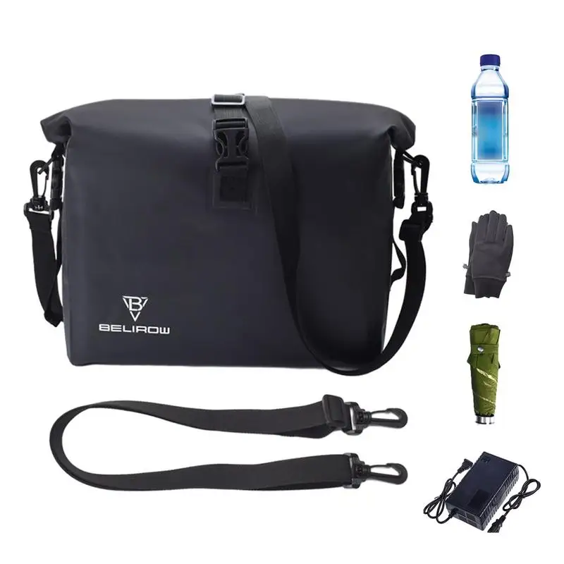 

Bike Crossbar Front Bag Handlebar Pouch Crossbar Bike Front Bag Cycling Accessories Converts To Crossbody Bag Large-Capacity For