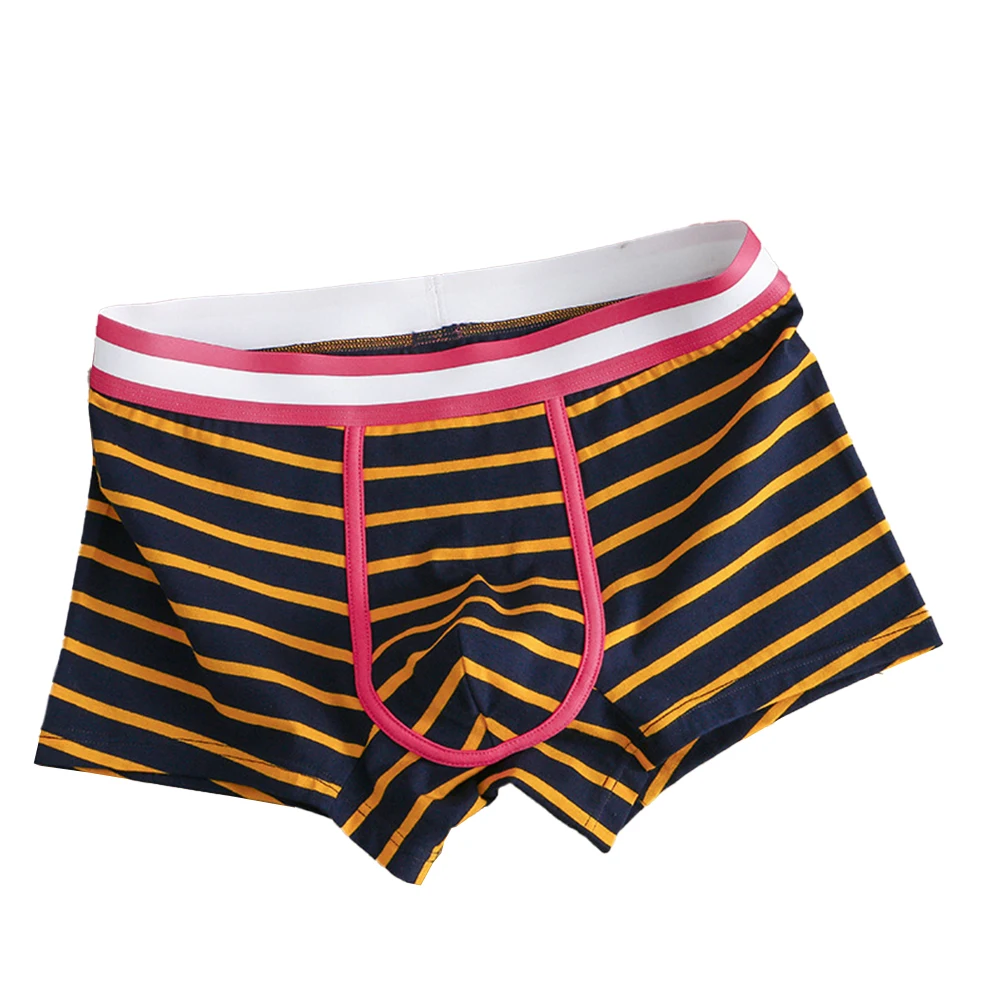 Stylish and Comfortable Men's Cotton Boxer Briefs Sexy Underwear U Convex Underpants Striped with Stylish Pattern
Stylish and Comfortable Men's Cotton Boxer Briefs Sexy Underwear U Convex Underpants Striped with Stylish Pattern