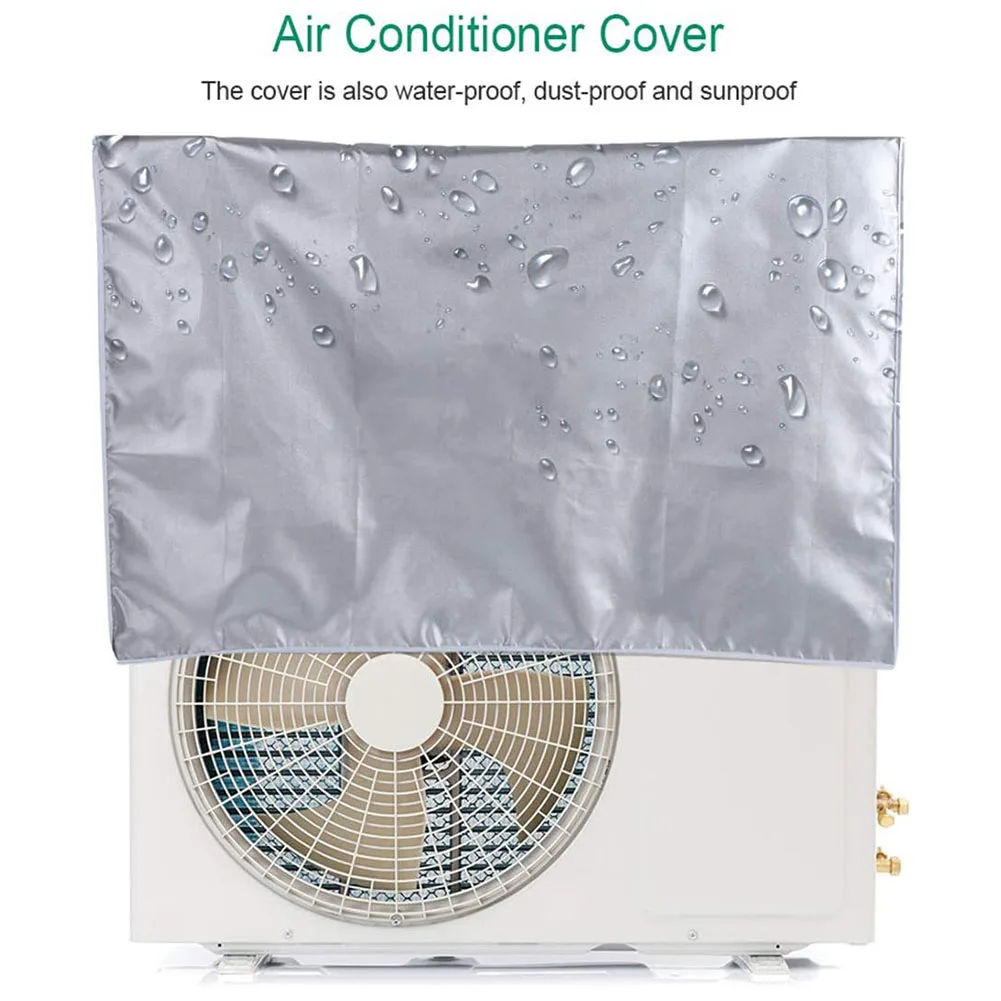 1pc Air Conditioner Outdoor Unit Dust Cover Silver Polyester Waterproof Protective Cover Household Supplies 5 Sizes Optional
1pc Air Conditioner Outdoor Unit Dust Cover Silver Polyester Waterproof Protective Cover Household Supplies 5 Sizes Optional