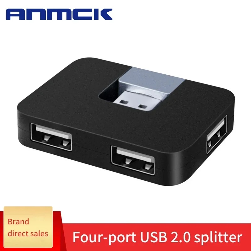 

Anmck 4 Ports Usb Hub Rotatable USB 2.0 Docking Stations Multi USB Interface Splitter For Laptop PC Computer Macbook Air USB Hub