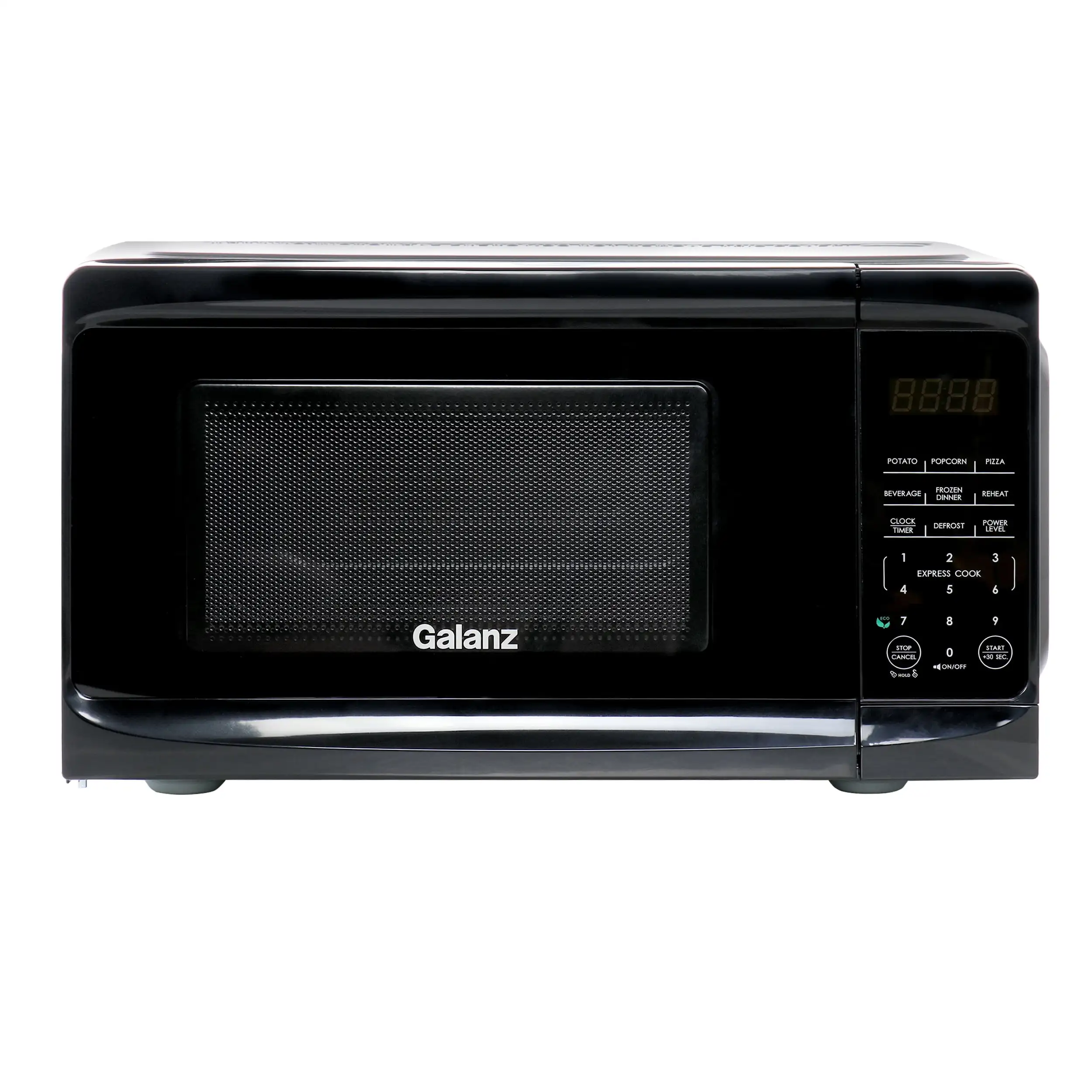 

Galanz 0,7 cu ft 700W настольная микроволновая печь черного цвета с одним касанием Экспресс приготовление пищи