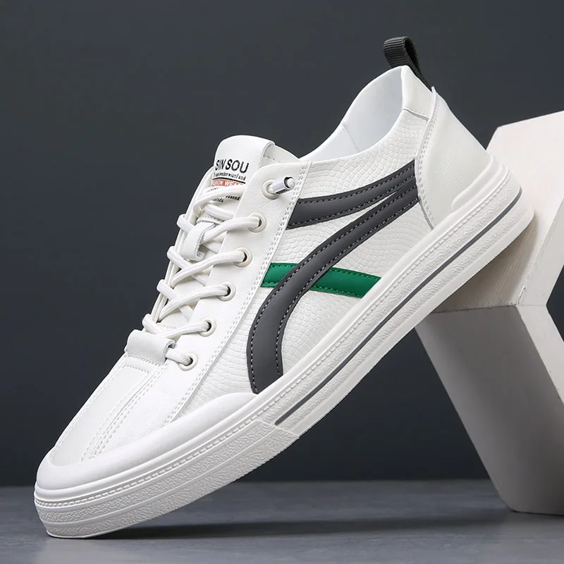 Men Casual Sneakers Leather Flat Shoes Lace Up Korea Style High Quality Leather Sports Tennis Sneaker Men Shoes Free Shipping
Men Casual Sneakers Leather Flat Shoes Lace Up Korea Style High Quality Leather Sports Tennis Sneaker Men Shoes Free Shipping