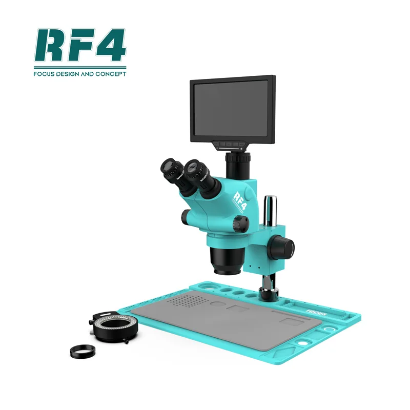 RF4 6.5-65X HDMI WIFI 1080P Large Space Circuit Repair Tool 10 Inch Monitor Synchronous Zoom Stereo Microscope RF6565TVD2-YS010W
RF4 6.5-65X HDMI WIFI 1080P Large Space Circuit Repair Tool 10 Inch Monitor Synchronous Zoom Stereo Microscope RF6565TVD2-YS010W