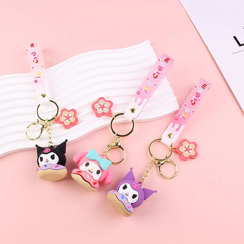 Sanrio Anime My Melody Doll Keychain Lovely Couple Kuromi Backpack Pendant Decoration Cartoon Car Key Pendant Holiday Gift
Sanrio Anime My Melody Doll Keychain Lovely Couple Kuromi Backpack Pendant Decoration Cartoon Car Key Pendant Holiday Gift