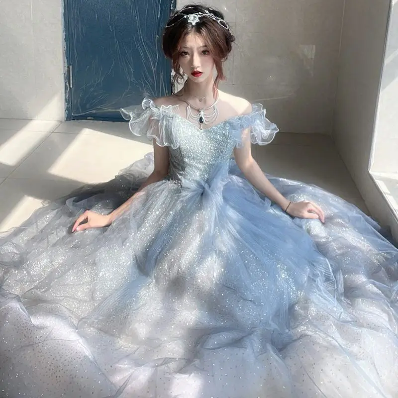 Harajpee Blue Evening Dress Women 2024 New 18 Year Old Adult Gift Light Luxury Dresses French Princess Age Reducing Vestido
Harajpee Blue Evening Dress Women 2024 New 18 Year Old Adult Gift Light Luxury Dresses French Princess Age Reducing Vestido