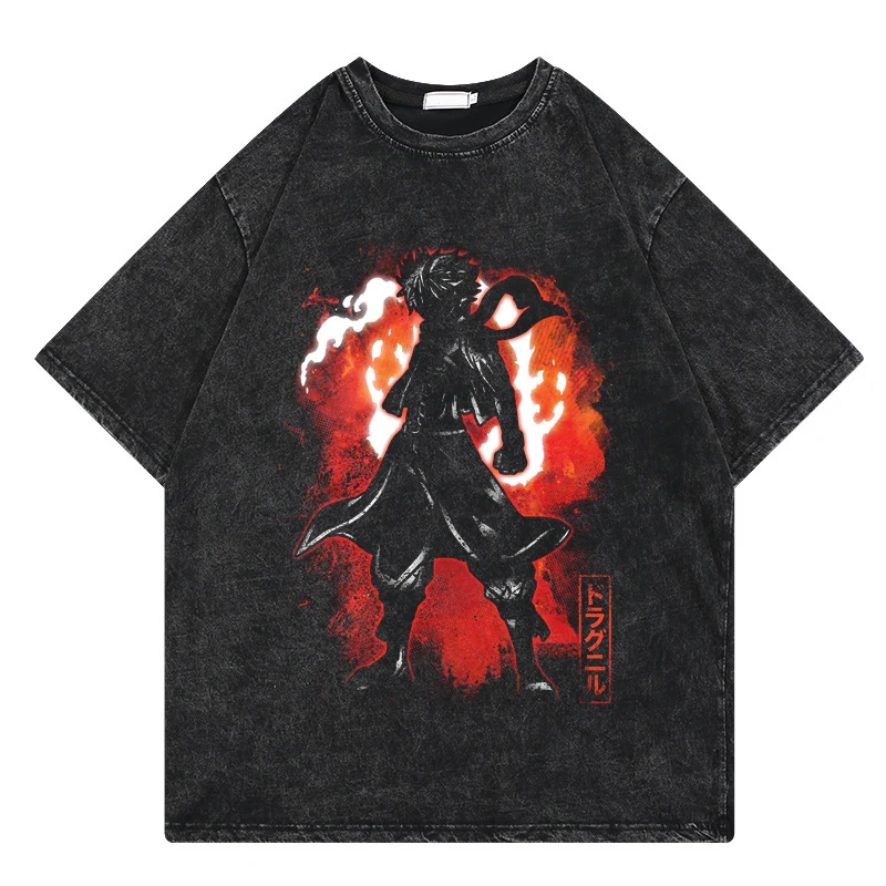 Vintage Washed Anime T-shirts Fairy Tail Graphic T-shirts Oversized Streetwear Manga summer Short Sleeve Tops Tees
Vintage Washed Anime T-shirts Fairy Tail Graphic T-shirts Oversized Streetwear Manga summer Short Sleeve Tops Tees