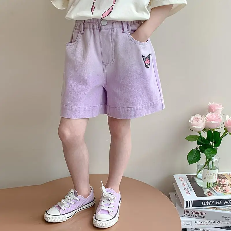 Girly Heart Kuromi Anime Kawaii Sanrio Ins Fashion Short Pants Summer Cute Cartoon Children Clothing Trousers Gifts for Kids
Girly Heart Kuromi Anime Kawaii Sanrio Ins Fashion Short Pants Summer Cute Cartoon Children Clothing Trousers Gifts for Kids