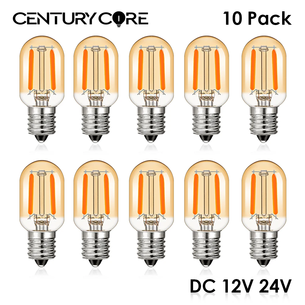 T22 Light Bulb Led 12V 24V Filament Lamp E12 1W Vintage Retro Tubulous Pendant Warm White Amber Glass Indoor Decorative Lights
T22 Light Bulb Led 12V 24V Filament Lamp E12 1W Vintage Retro Tubulous Pendant Warm White Amber Glass Indoor Decorative Lights