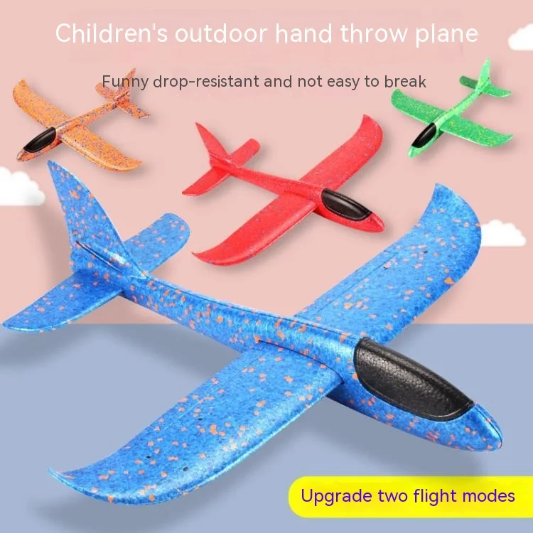 49CM Large Foam Airplane Light Inertial EPP Material Hand Throw Flight Glider Aircraft DIY Model Toy Outdoor Launch Childs Gifts
49CM Large Foam Airplane Light Inertial EPP Material Hand Throw Flight Glider Aircraft DIY Model Toy Outdoor Launch Childs Gifts