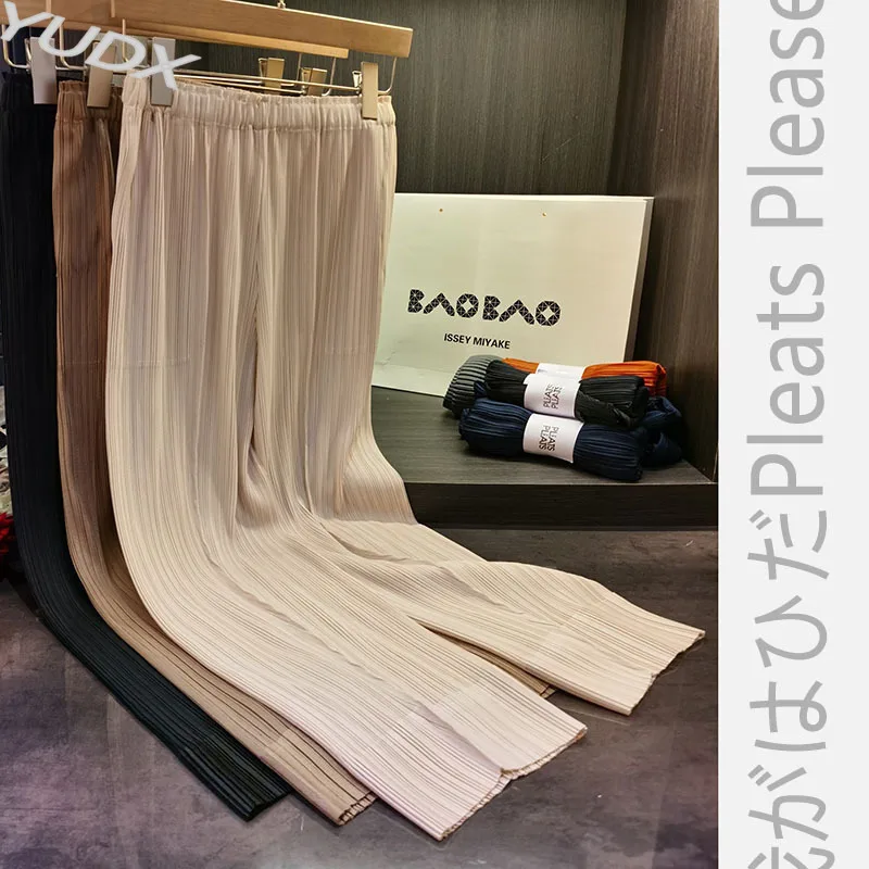 Женские плиссированные брюки Miyake, новинка 2023, свободные прямые брюки с завышенной талией и укороченными штанинами, широкие брюки по низкой цене
Женские плиссированные брюки Miyake, новинка 2023, свободные прямые брюки с завышенной талией и укороченными штанинами, широкие брюки по низкой цене