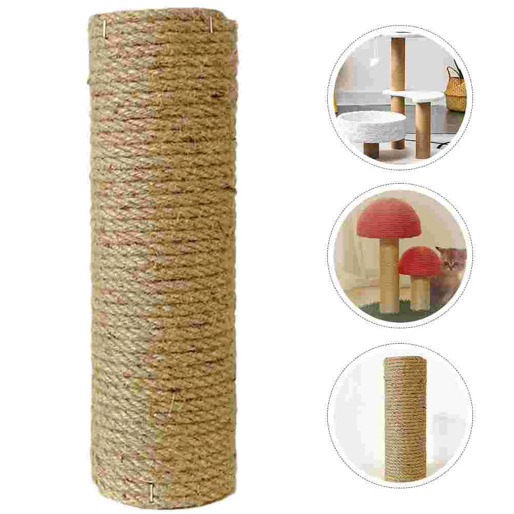 

Cat Scratching Post Hemp Rope Cat Claw Scratcher Pole for Kitten Indoor Cat Scratch Post