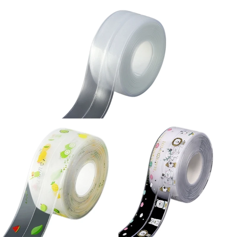 

Self Adhesive Caulk Tape Clear Waterproof Caulk Tape Sealing Tape for Countertops, Sink, Bathroom, Shower, Bathtub,