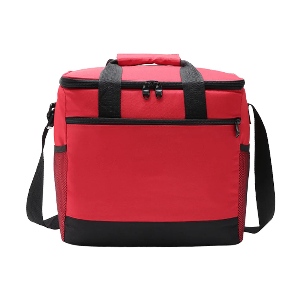 

Insulated Cooler Bag Big Capacity Delivery Bag Reusable Grocery Bag Picnic Basket with Zipper for Outdoors Summer