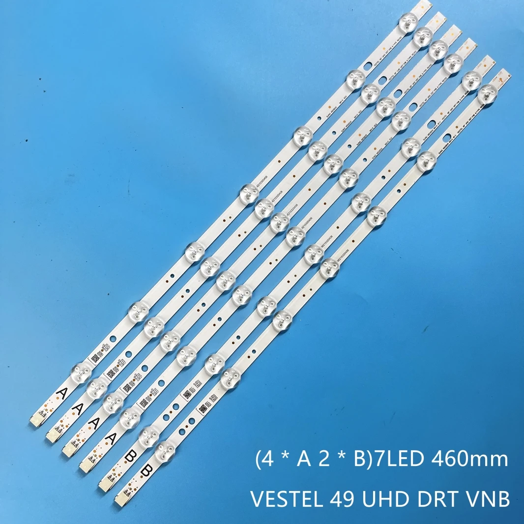 

LED backlight strip for VESTEL 49" UHD DRT VNB A-TYPE REV03/ B-TYPE REV0.1 49U5766DB 49U6663DB 49U5863DB 49U6863 VES490UNDL-2D-N