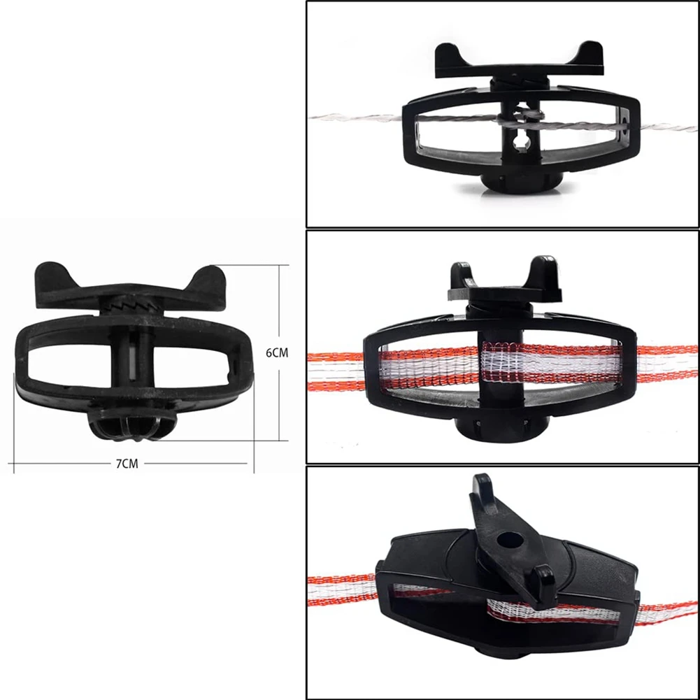 Plastic Electronic Fence Wire Tensioner Livestock Electric Fence Wire Portable Tape Tighteners for Farm Accessories 24Pc
Plastic Electronic Fence Wire Tensioner Livestock Electric Fence Wire Portable Tape Tighteners for Farm Accessories 24Pc