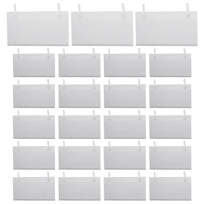 80Pcs Plastic Basket Label Holders Price Tag Ticket Hanger Clips With Button Design Lock Closure For Market Grocery
80Pcs Plastic Basket Label Holders Price Tag Ticket Hanger Clips With Button Design Lock Closure For Market Grocery
