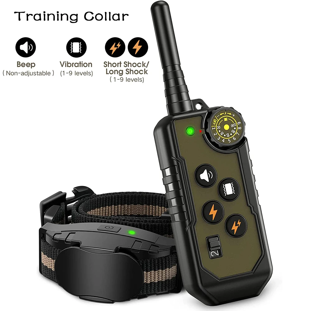 Electric Dog Training Collar Pet Remote Control Barkproof Collars for Dogs Vibration Sound Rechargeable Waterproof For All Dogs
Electric Dog Training Collar Pet Remote Control Barkproof Collars for Dogs Vibration Sound Rechargeable Waterproof For All Dogs