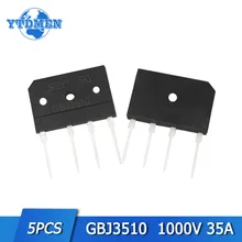 GBJ3510 Diode Bridge Rectifier 35Amp 1000 Volts Electronic Component Glass Passivated 5pcs/lot
GBJ3510 Diode Bridge Rectifier 35Amp 1000 Volts Electronic Component Glass Passivated 5pcs/lot