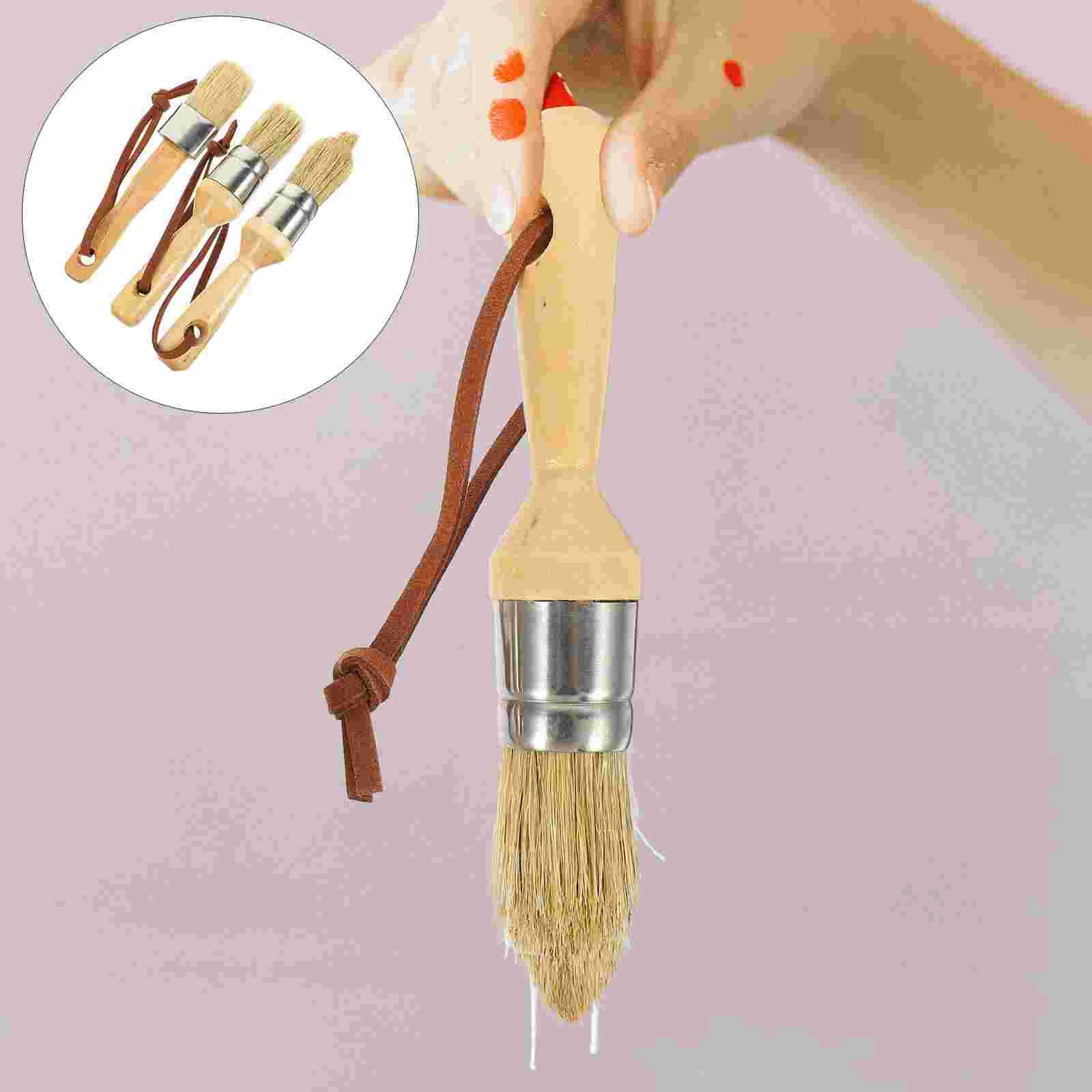 Beech Round Brush Practicing Painting Household Convenient Portable Wood Handle Watercolor Brushes
Beech Round Brush Practicing Painting Household Convenient Portable Wood Handle Watercolor Brushes