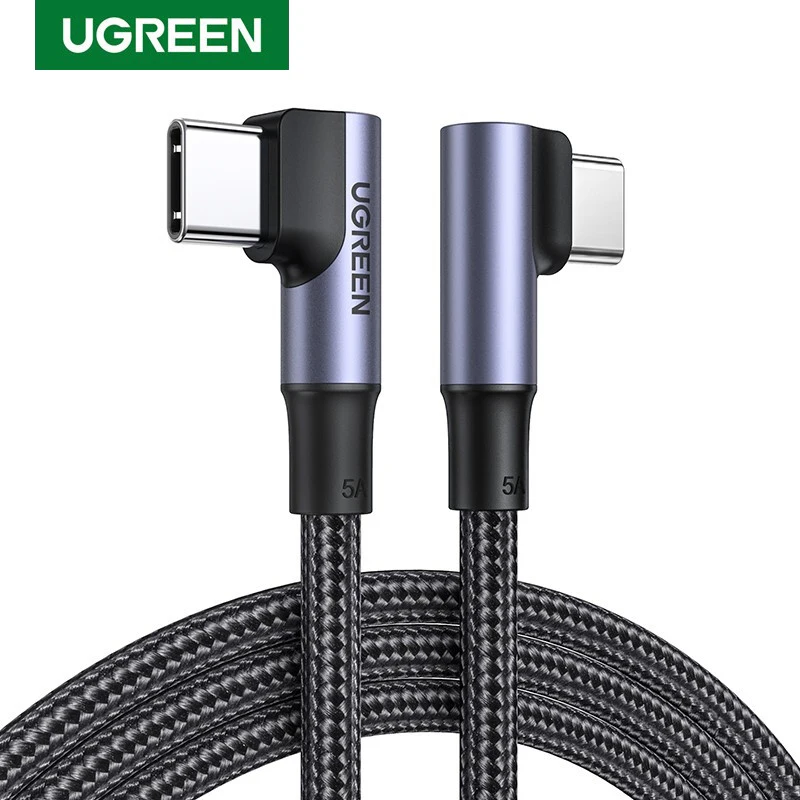 Кабель Ugreen PD100W с USB Type C на Type C, устройство для быстрой зарядки Apple, Macbook, Samsung, huawei, xiaomi, data2m, 90 градусов
Кабель Ugreen PD100W с USB Type C на Type C, устройство для быстрой зарядки Apple, Macbook, Samsung, huawei, xiaomi, data2m, 90 градусов