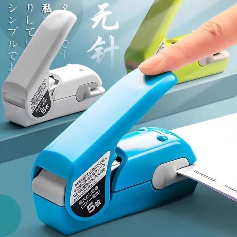 Staple Free Stapler Time Saving Effortless Needle Free Handhled Stapler Mini Portable Student Office Stationery grapadora
Staple Free Stapler Time Saving Effortless Needle Free Handhled Stapler Mini Portable Student Office Stationery grapadora