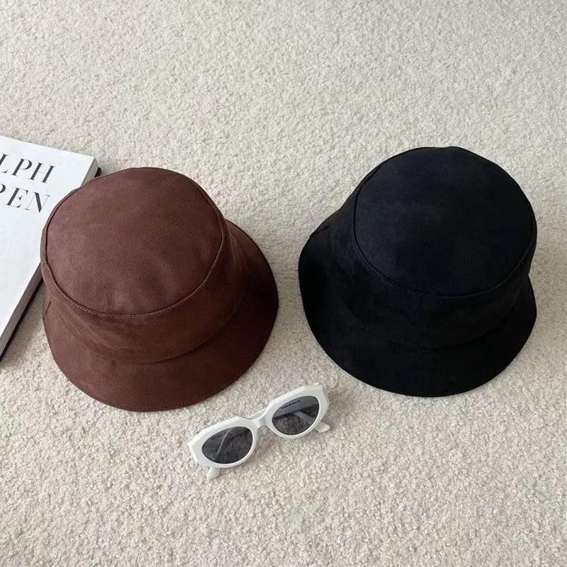 Fashionable suede bucket hat for women's casual soft fisherman hat with wide brim, spring and summer outdoor beach hat YF1128
Fashionable suede bucket hat for women's casual soft fisherman hat with wide brim, spring and summer outdoor beach hat YF1128