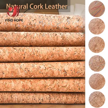 7.8in x 11.8in Colored Cork Wood Faux Leather Fabric Sheet For Making Earrings Shoes Bag Bows DIY Sewing Accessories Material