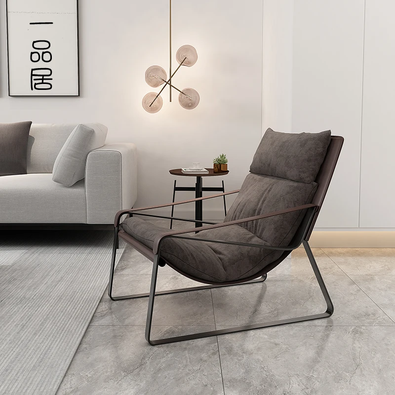 

Reading Lazy Nordic Modern Chair Designer Puffs Foldable Recliner Dining Dressing Silla Gamer Sofa Set Living Room Furniture
