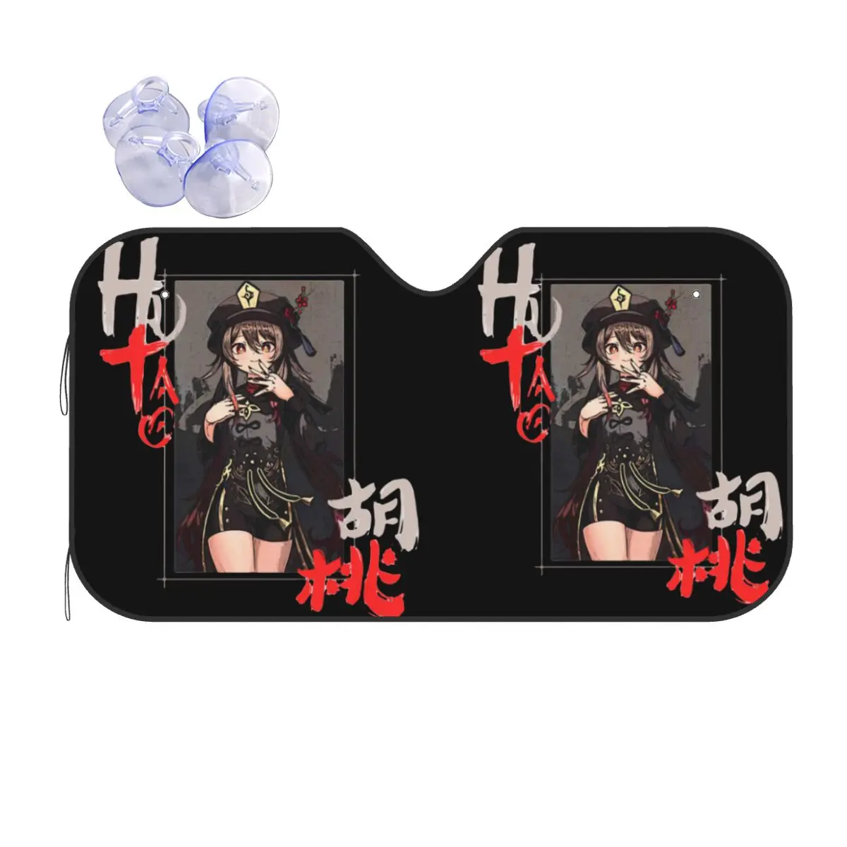 Hu Tao Genshin Impact Creative Sunshade Windscreen 76x140cm Anime Game Foils Car Window Windscreen Cover UV Protector
Hu Tao Genshin Impact Creative Sunshade Windscreen 76x140cm Anime Game Foils Car Window Windscreen Cover UV Protector