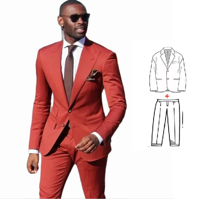 New Casual 2 Piece Men Suit 2023 Groomsmen Best Man Tuxedo for Wedding Formal Prom Party Business Suits Male Blazer with Pants
New Casual 2 Piece Men Suit 2023 Groomsmen Best Man Tuxedo for Wedding Formal Prom Party Business Suits Male Blazer with Pants